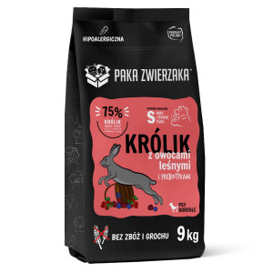 PAKA ZWIERZAKA Rabbit with forest fruits S - suché krmivo pro psy - 9kg