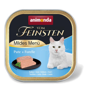 ANIMONDA Vom Feinsten Mildes Menu Turkey and trout - mokré krmivo pro kočky - 100g
