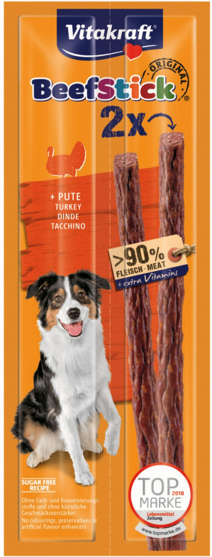 VITAKRAFT Beef Stick with turkey - pochoutka pro psy - 2x12 g