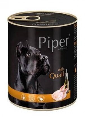 DOLINA NOTECI Piper Animals with quail - mokré krmivo pro psy - 800g