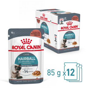ROYAL CANIN FCN Hairball Care kousky v omáčce - mokré krmivo pro kočky - 12x85 g