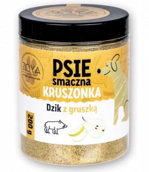 ZOYA Wild Boar and Pear Crumble - pamlsek pro psa - 200g
