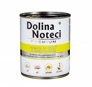 DOLINA NOTECI Premium Rich in goose with potatoes - Mokré krmivo pro psy - 800 g