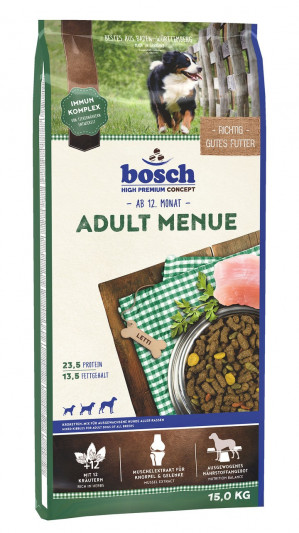 BOSCH Adult Menue - suché krmivo pro psy - 15 kg