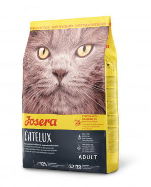 Josera Catelux suché krmivo pro kočky 2 kg Adult Kachna, Drůbež