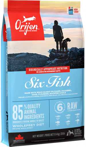 ORIJEN Six Fish - suché krmivo pro psy - 11,4 kg