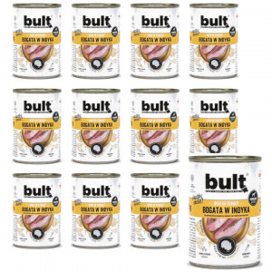 BULT Rich in turkey - Mokré krmivo pro psy - 12x800 g