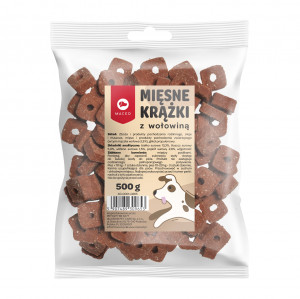 MACED Masové kuličky s hovězím masem pro psy - 500 g
