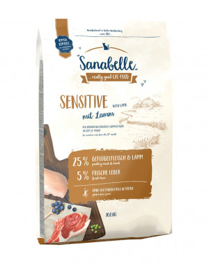 BOSCH Sanabelle Sensitive Jehněčí - suché krmivo pro kočky - 10 kg 