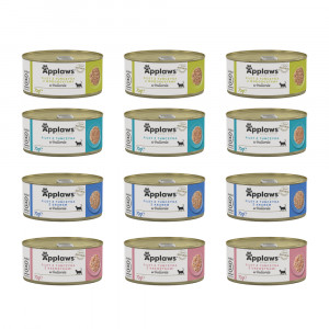 APPLAWS Tuna Filet MIX - mokré krmivo pro kočky - 12x70g