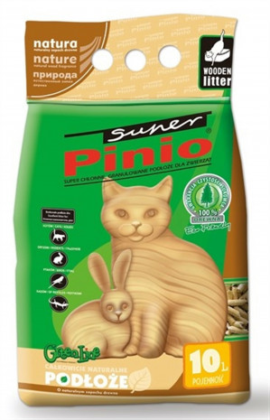 Certech Stelivo Super Pinio Natural 10 l - Dřevěné stelivo pro kočky