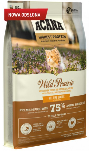 Acana Wild Prairie Cat - suché krmivo pro kočky - 4,5kg 