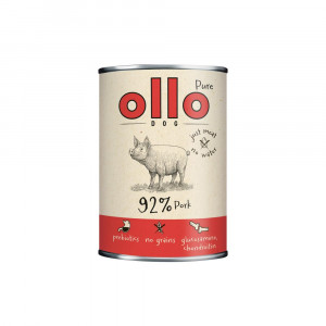 OLLO Pure Pork - vlhké krmivo pro psy - 850g
