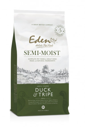 EDEN Semi-Moist Duck & Tripe - polomokré krmivo pro psa - 2kg