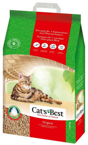 Kočičí stelivo CAT’S BEST EcoPlus 20l
