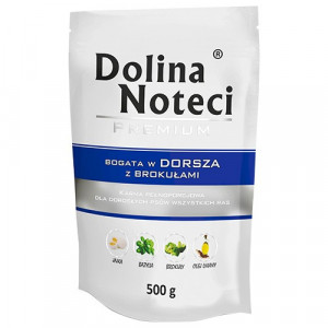 DOLINA NOTECI Premium Rich in cod with broccoli - Mokré krmivo pro psy - 500g 