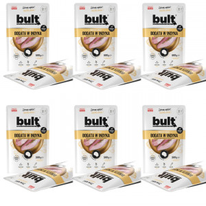 BULT Mokré krmivo pro psy bohaté na mleté krůtí maso - 6x500g