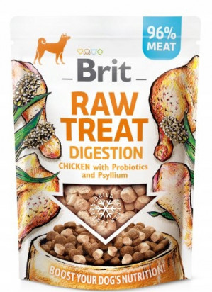 BRIT Raw Treat Digestion Kuře – pamlsek pro psy – 40 g