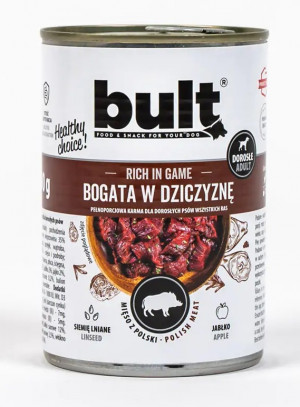 BULT Rich in game - Mokré krmivo pro psy - 800 g