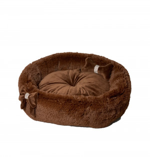 GO GIFT Cocard chocolate XL - pelíšek pro zvířata - 65 x 60 x 18cm