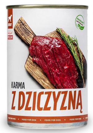 TUF TUF Venison food - Mokré krmivo pro psy - 800 g