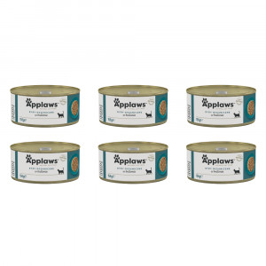 APPLAWS Ocean fish in broth - mokré krmivo pro kočky - 6x156g