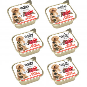 TUF TUF Alupak Hovězí paštika - vlhké krmivo pro psy - 6x300g
