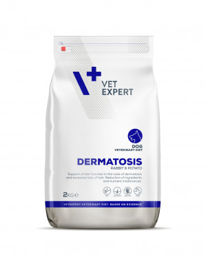 VET EXPERT Veterinary Diet Dermatosis Dog Králík & Brambor - suché krmivo pro psy - 2 kg