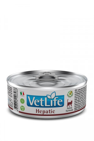 FARMINA Vet Life Natural Diet Cat Hepatic - mokré krmivo pro kočky - 85 g