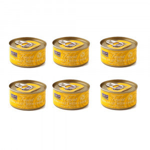 FISH4CATS Tun fillet with cheese - mokré krmivo pro kočky - 6x70g