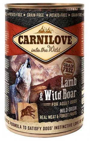 CARNILOVE Into the Wild Lamb&Wild Boar - Mokré krmivo pro psy - 400 g