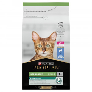 PURINA Pro Plan Sterilised Renal Plus - suché krmivo pro kočky - 1.5 kg 