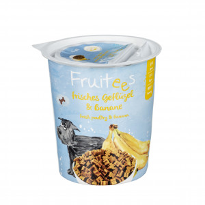 Fruitees 603500200 pamlsek pro psy/kočky Pes Banánový, Drůbež 200 g