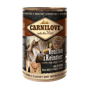 CARNILOVE Wild Wet Venison & Reindeer - vlhké krmivo pro psy - 400g
