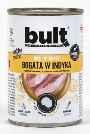 BULT Rich in turkey - Mokré krmivo pro psy - 800 g