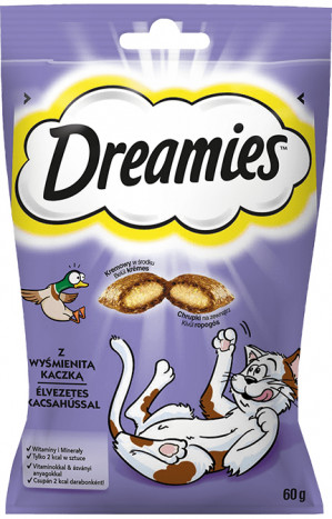 Dreamies 5998749116500 pamlsky pro kočky Duck Snacks 60g