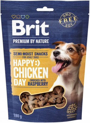 BRIT Premium Dog Snack Chicken with Raspberry - pamlsky pro psy - 180g
