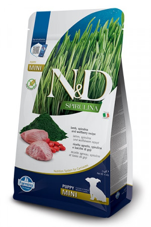FARMINA N&D Spirulina Lamb Puppy Mini - suché krmivo pro psy - 2 kg