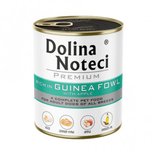 DOLINA NOTECI Premium bohatá na perličku s jablkem – mokré krmivo pro psy – 800g