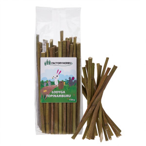  FACTORYHERBS Stonka topinamburu - pochoutka pro hlodavce a králíka - 150g