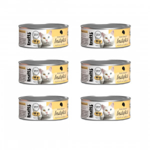 BULTI Rich in turkey - mokré krmivo pro kočky - 6x85g