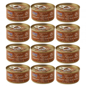 FISH4CATS Sardine and mackerel - mokré krmivo pro kočky - 12x70g