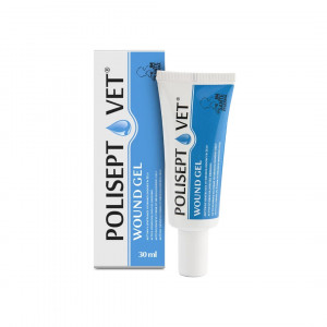 JM SANTE Polisept Vet Wound gel - gelový obvaz pro psy a kočky – 30 ml