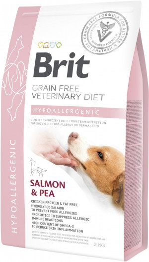 BRIT Grain Free Vet Diets Dog Hypoallergenic - suché krmivo pro psy - 2 kg