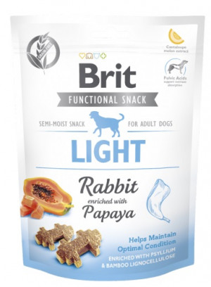 BRIT Functional Snack Light Rabbit - pochoutka pro psy - 150g