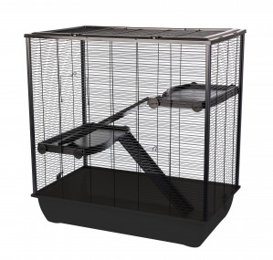 INTER-ZOO Frodo + Plastic Black - klec pro křečka