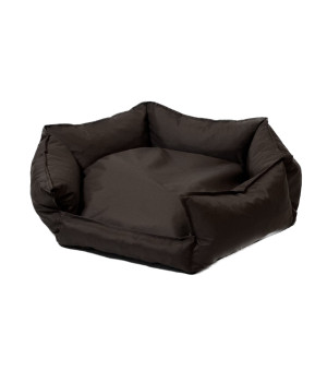 GO GIFT Šestiúhelník černý XXL - pelíšek pro zvířata - 90 x 63 x 16 cm