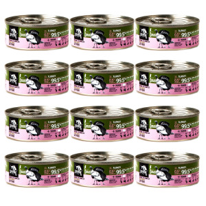 3COTY Turkey with chlorella Sterilised and overweight cats - mokré krmivo pro kočky - 12x80g
