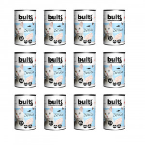 BULTI Rich in cod - mokré krmivo pro kočky - 12x400g