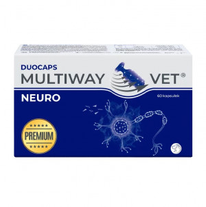 JM SANTE Multiway Vet Duocaps Neuro - twist-off kapsle na podporu nervové soustavy pro psa a kočku – 60ks